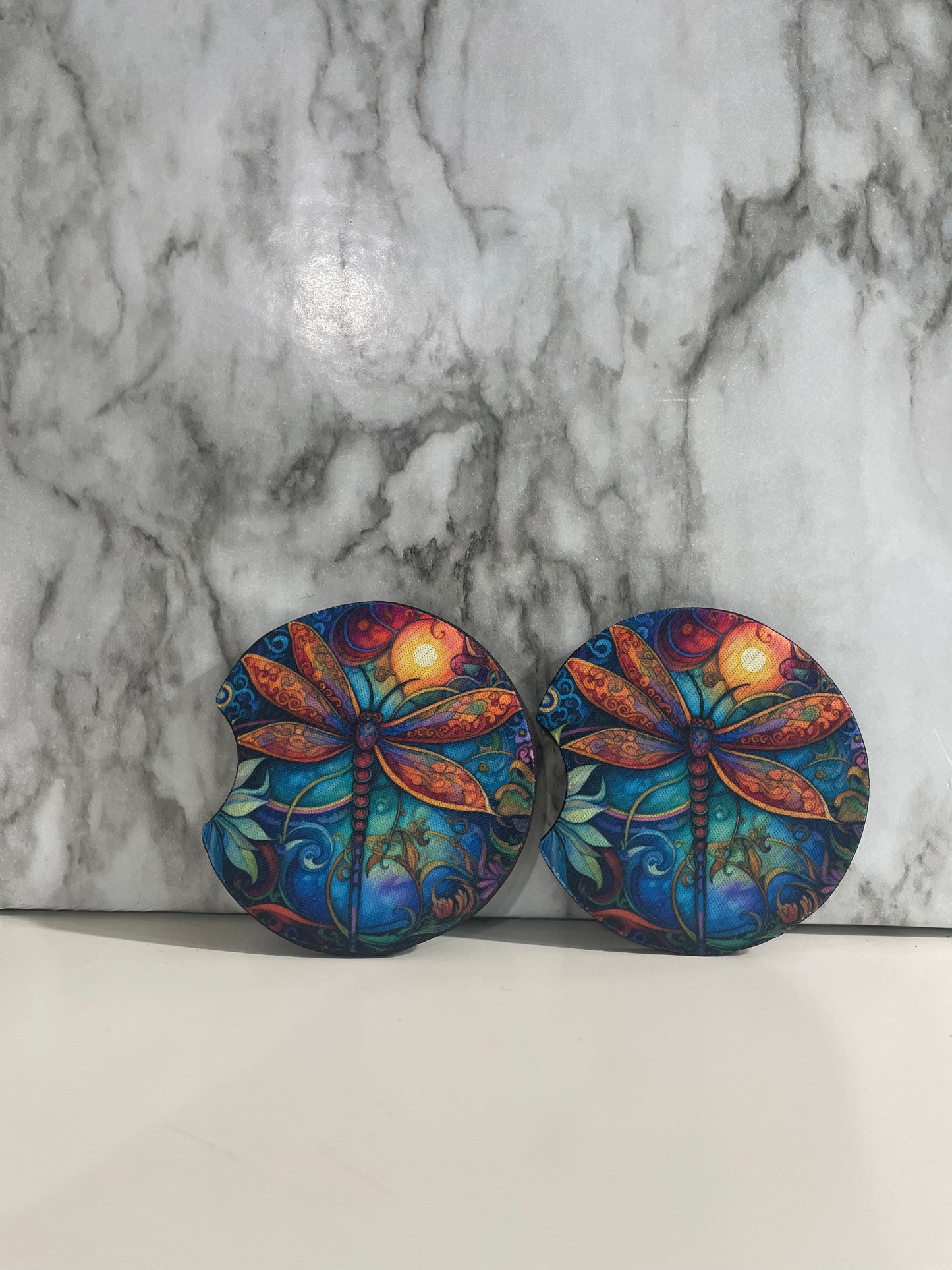 Dragonfly Neoprene Coaster Set
