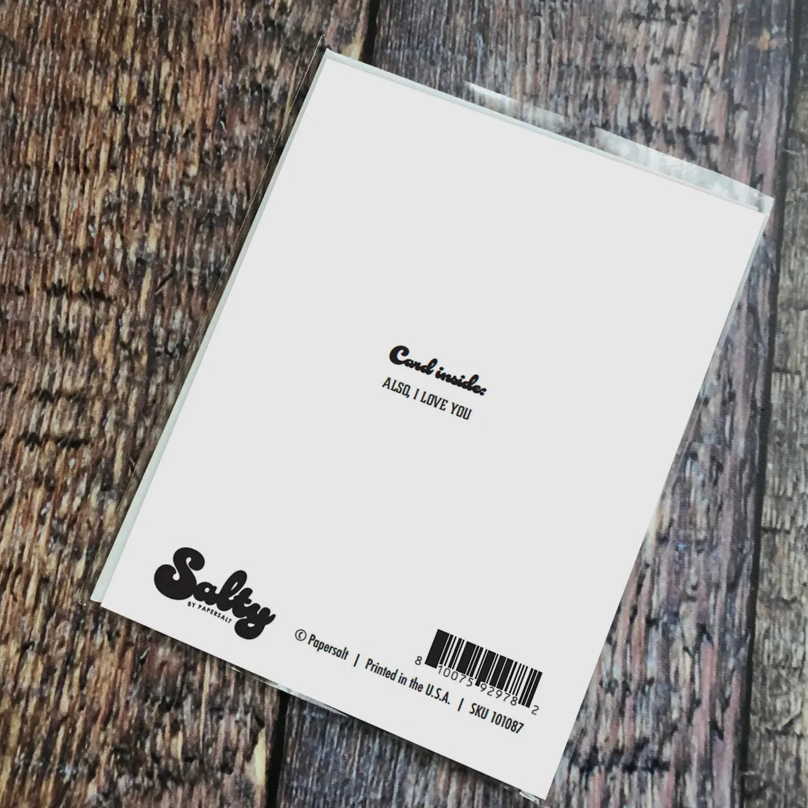 Greeting Card - "I Hate You The Least"