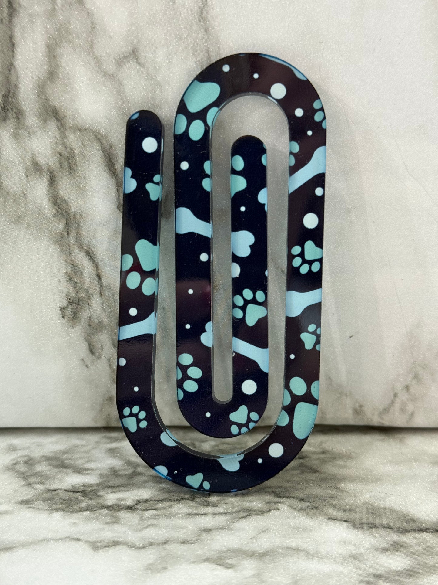 Jumbo Paperclip - Paws & Bones