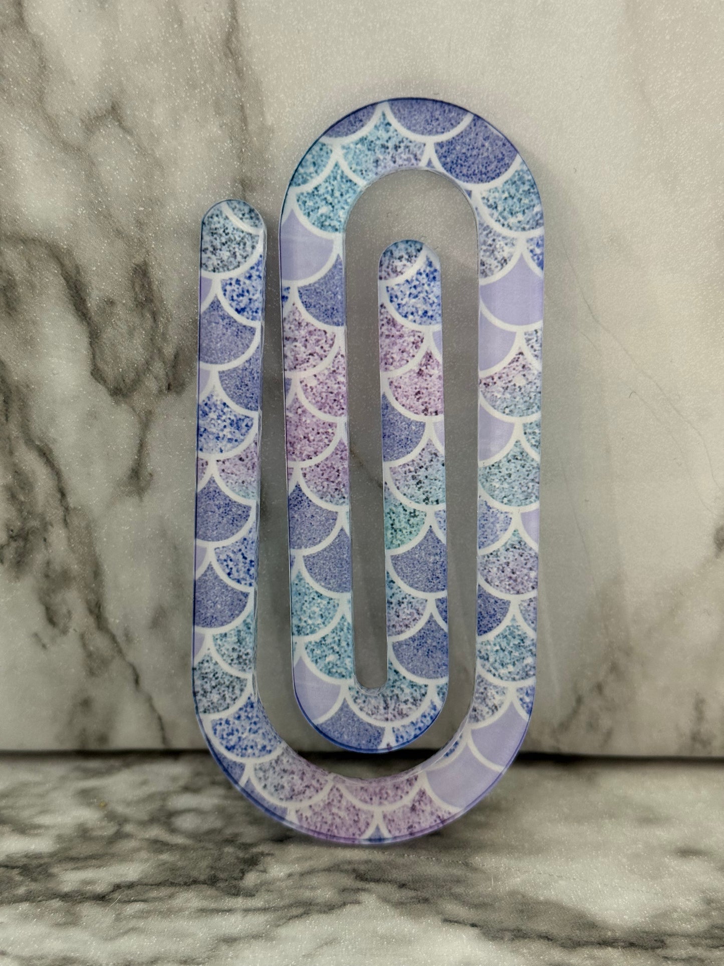 Jumbo Paperclip - Mermaid Scales