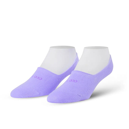 Purple No Show Socks