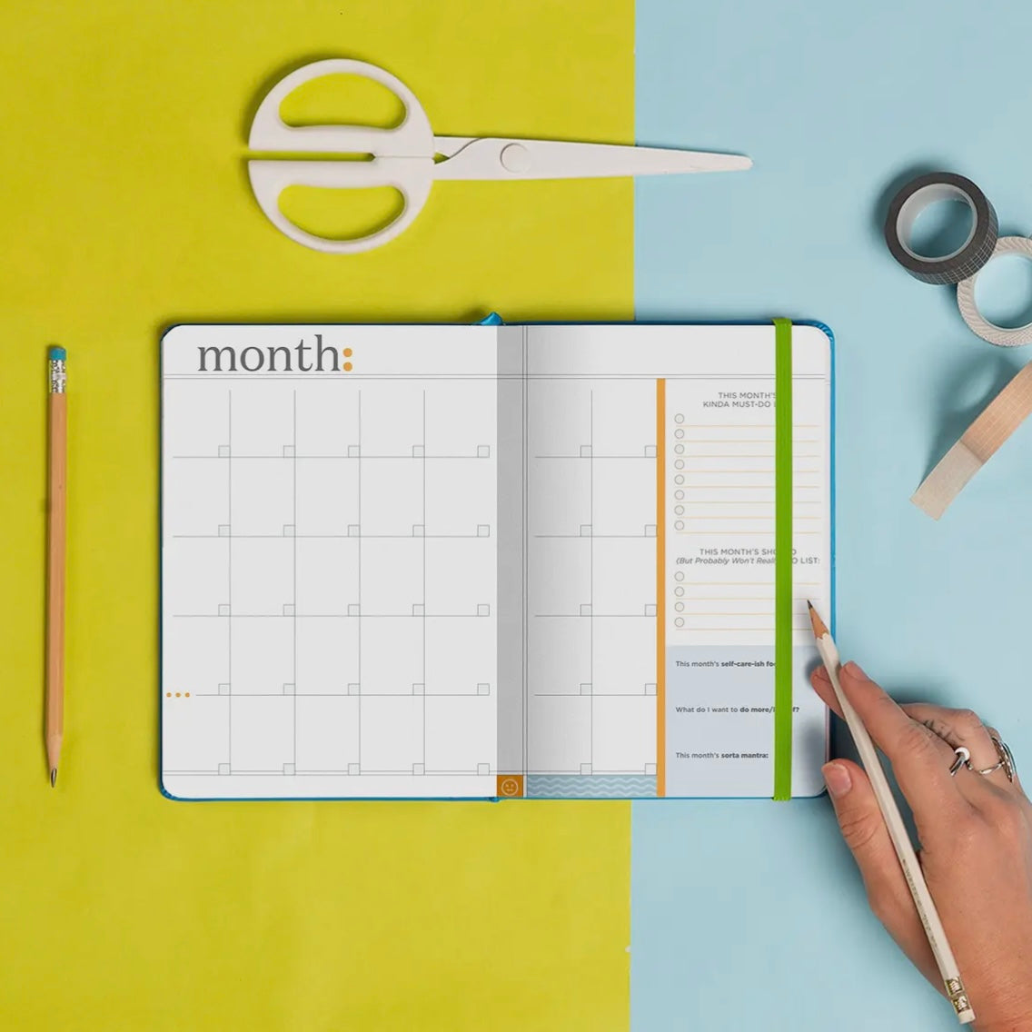 12-Month Planner - "Keepin' It Kinda Sorta Together"