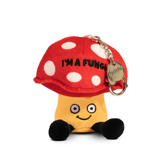"I'm a Fungi" Mushroom Plush Keychain
