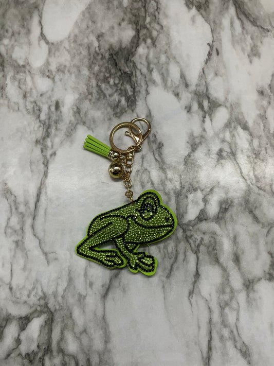 Frog Glitter Keychain