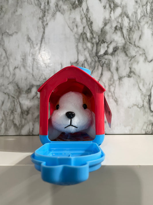 Pet Carrier w/ Plush Dog- Red