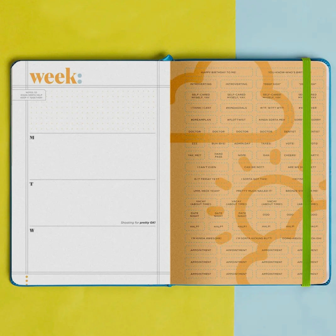 12-Month Planner - "Keepin' It Kinda Sorta Together"