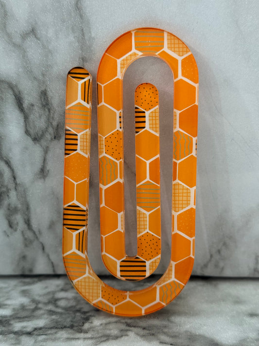 Jumbo Paperclip - Honeycomb