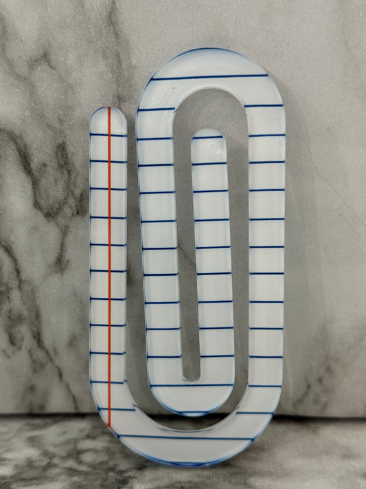 Jumbo Paperclip - Notebook Paper