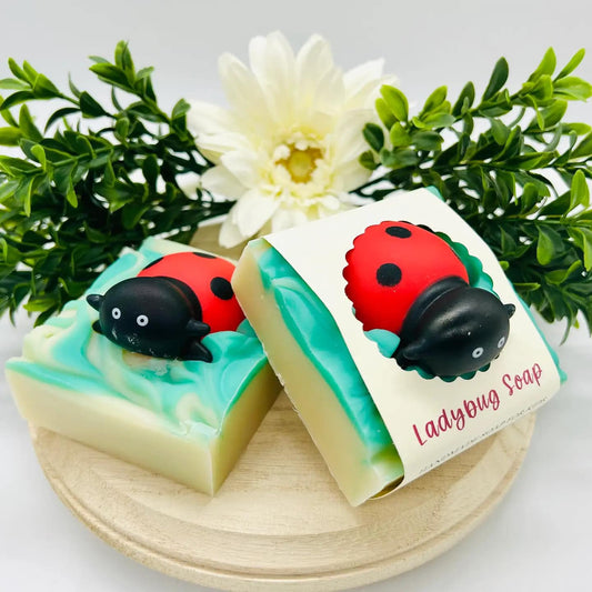 Lady Bug Soap with Toy