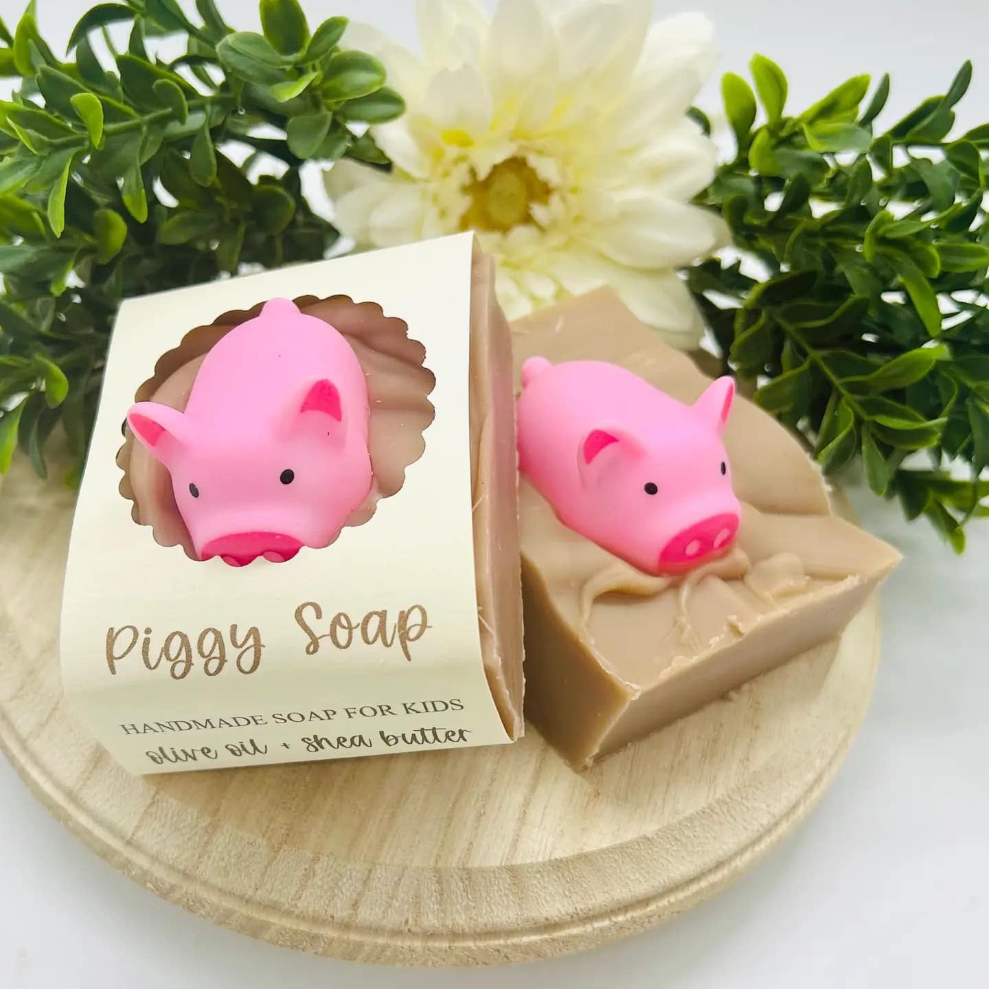 Pig Soap with Toy