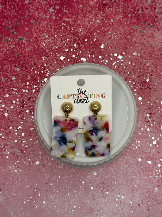 Multi Color Bar Dangle