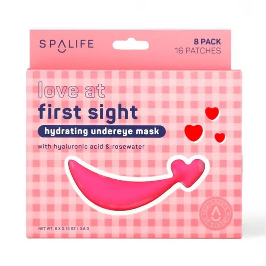 Hydrating Under Eye Mask - Hyaluronic Acid w/ Rosewater - 8 Pack