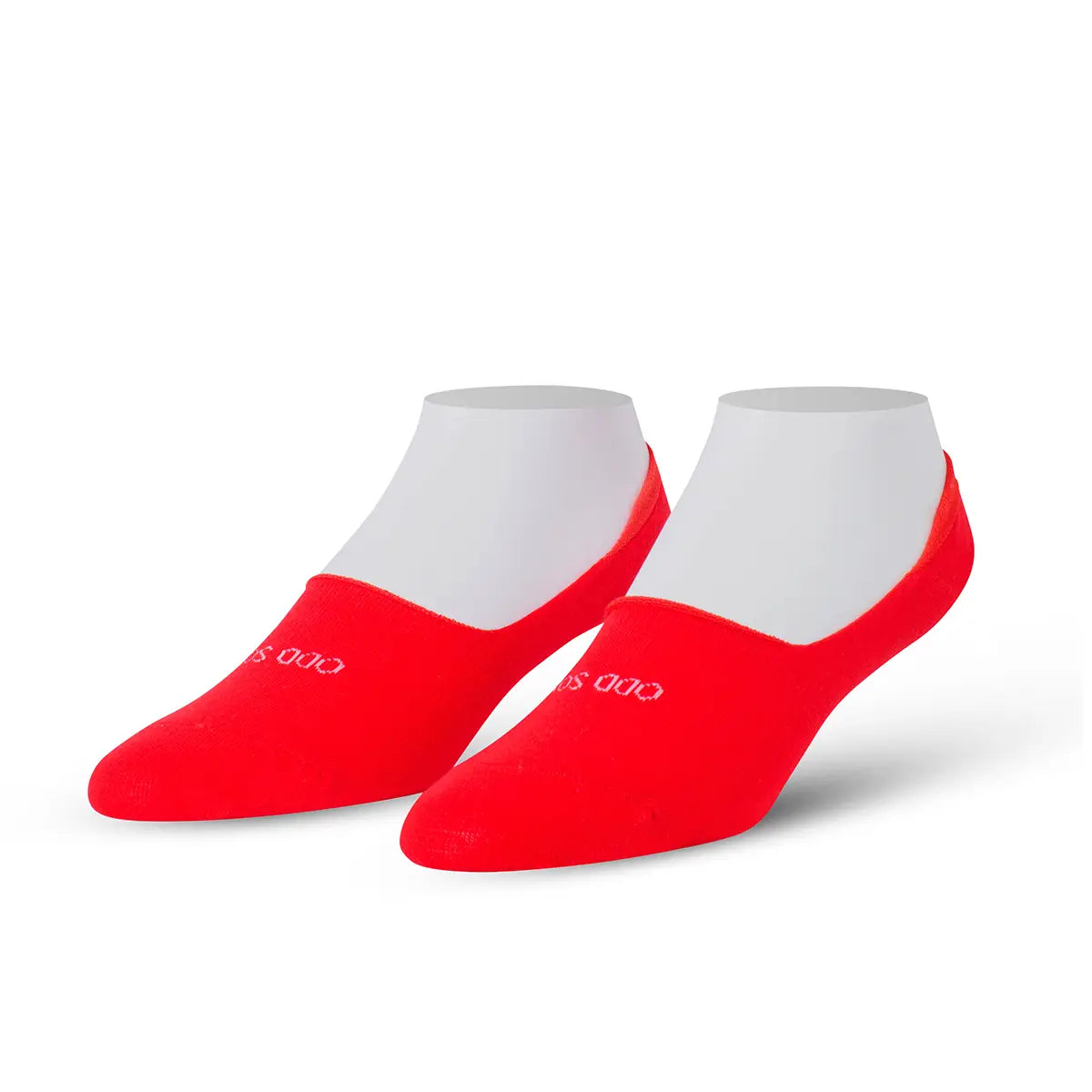 Red No Show Socks