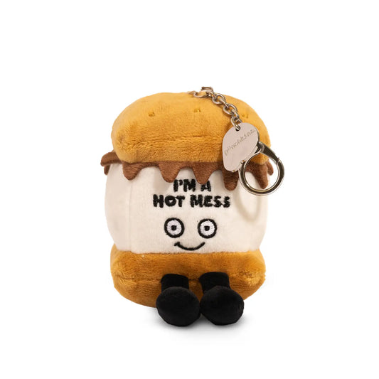 "I'm a Hot Mess" S'mores Plush Keychain