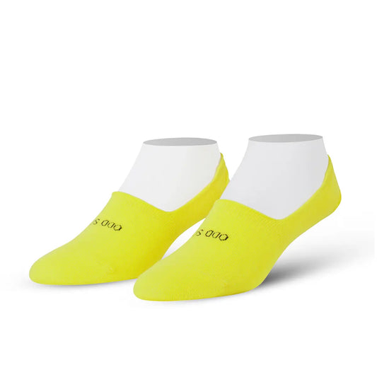 Yellow No Show Socks